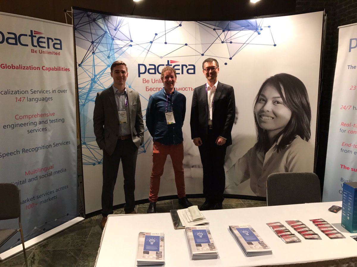Come chat with <a href="/Pactera_L10N/">Pactera Localization</a> at booth 47 #LocWorld32 #Montreal