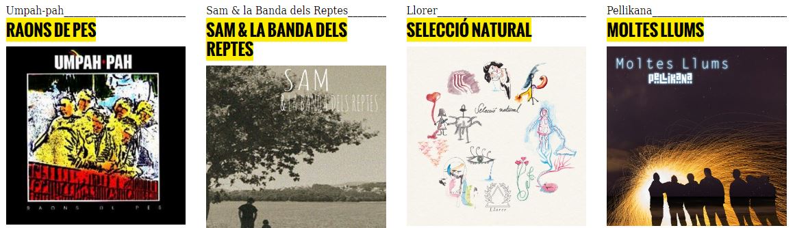 Umpah-pah, Sam &amp; La Banda dels Reptes, <a href="/Pellikana/">Pellikana</a> i <a href="/llorermusica/">Llorer</a> són les recomanacions de la setmana ow.ly/QpYE305xY4o