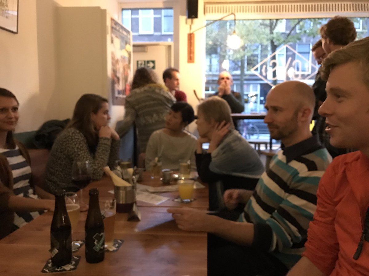 duurzame_week's tweet photo. Super eten met crew van @duurzame_week 
Enorm belangrijk en allemaal nogmaals bedankt. Ook als je er nu niet bij bent. Volgend jaar weer! https://t.co/s9vqAuCmUR