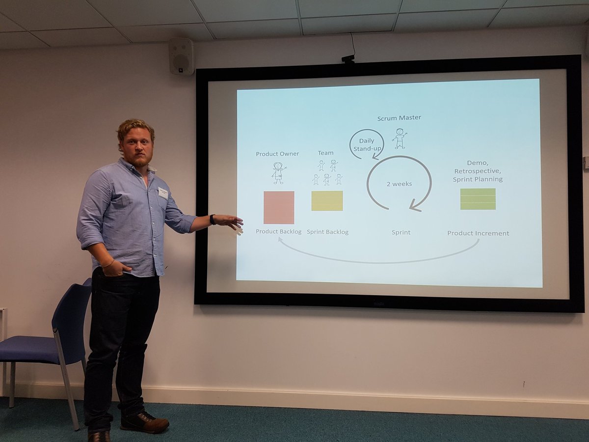 AGITechSIG's tweet photo. Awesome to hear David from @thinkWhere1 talk about the methodolgies using in bringing theMapCloud to market #agile https://t.co/Bxwwvq6K5p