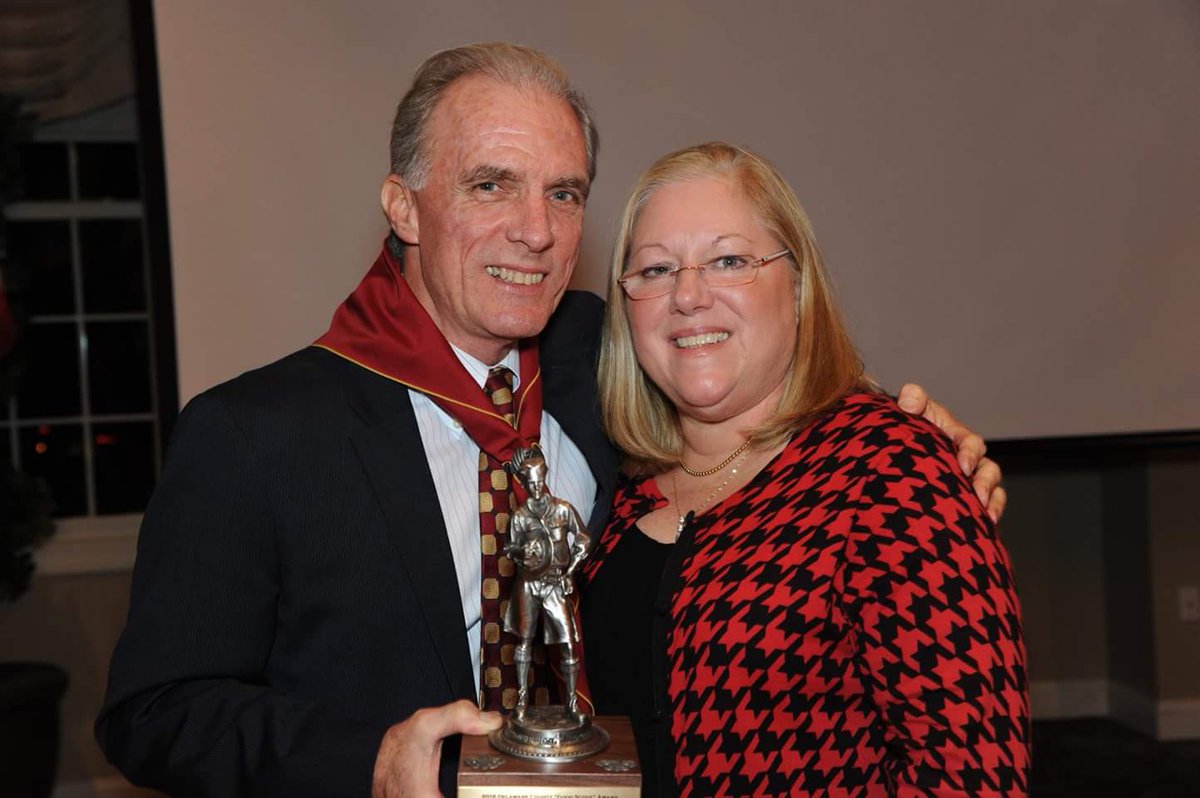 ScoutingPhilly's tweet image. The #COLBSA 2016 Delco Good Scout Honoree Robert Linn with his wife, Jackie. #GoodScout #ScoutinginDelco