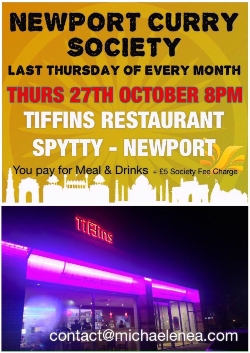 Really looking forward to tonight's curry. Vindaloo? Masala? Madras? Korma? What will you have? Please join us Open to all. 8pm....