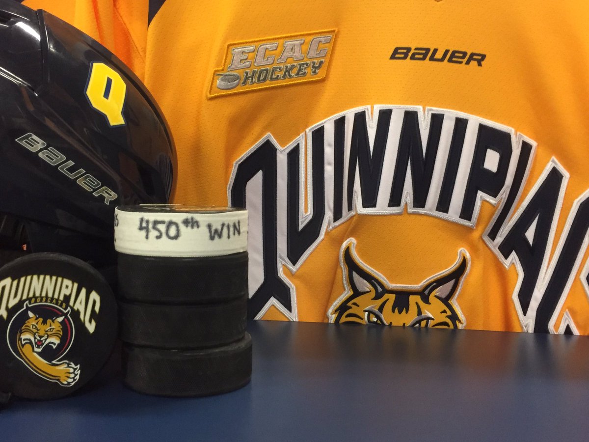 Congrats to <a href="/RandPecknold/">Rand Pecknold</a> on his 450th career win against UMass on Oct. 25 #BobcatNation