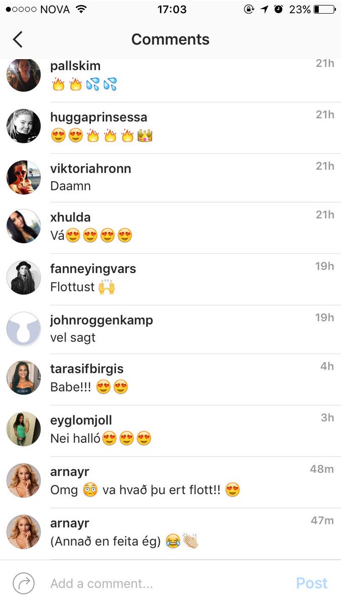 Einhver að taka síman af Örnu rn