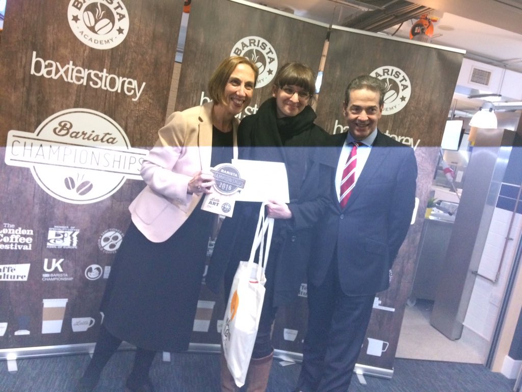 This year's Latte Art Champion is Sophie Rowan! #BSBC16