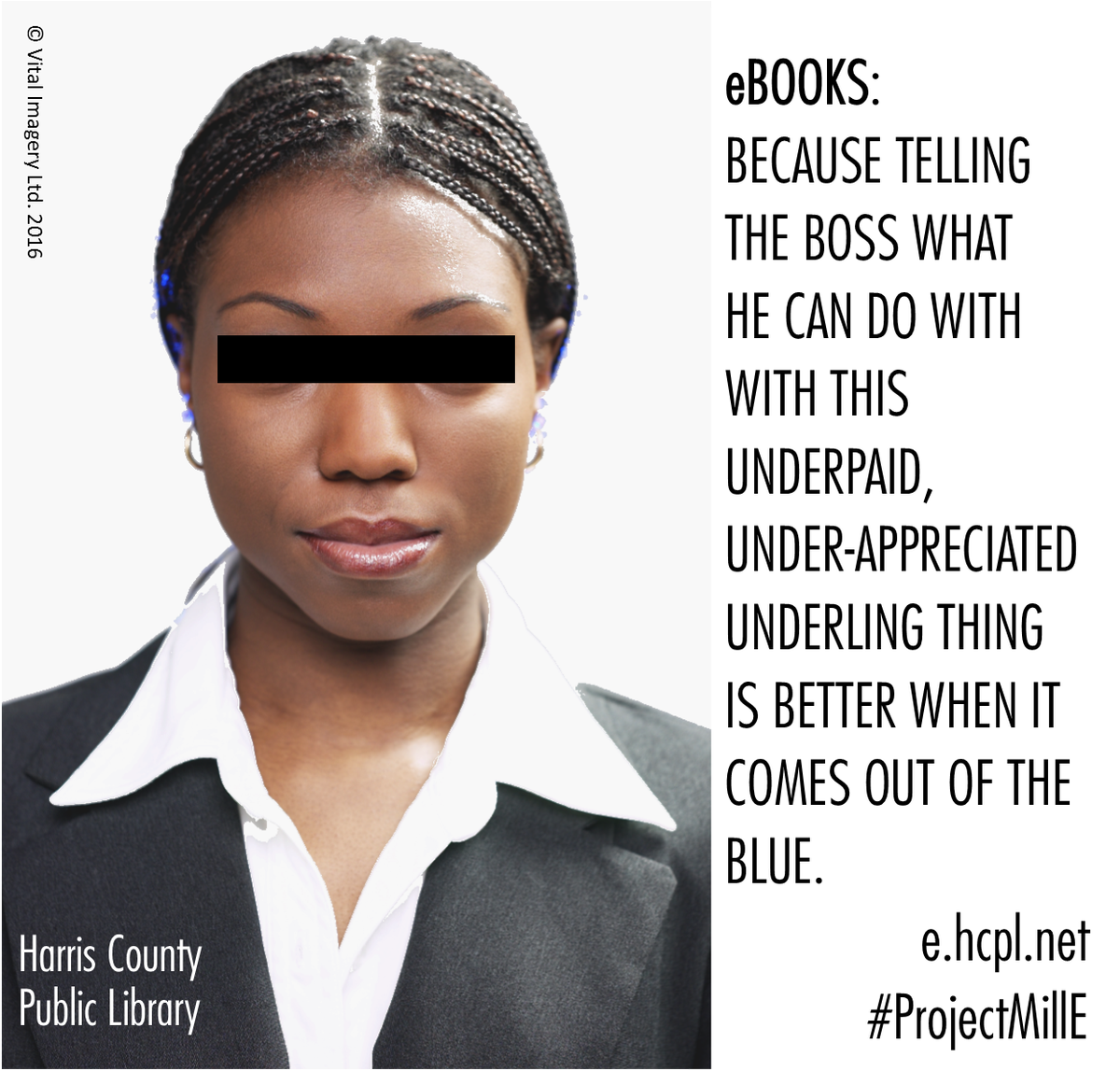 harriscountypl's tweet photo. Reasons for Reading eBooks #244: #privacy What the boss doesn't know won't hurt him...yet #ProjectMillE https://t.co/PSTjLrSZlF