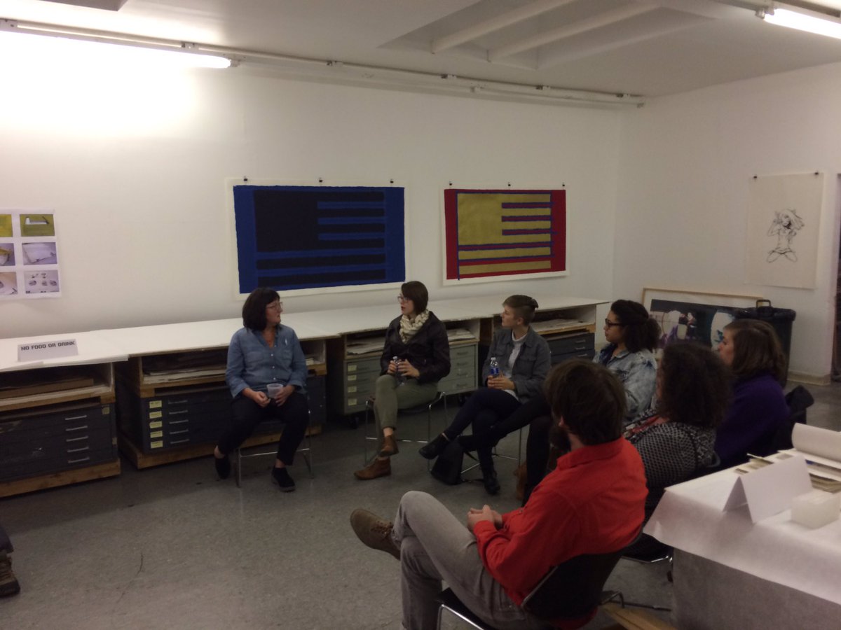 remakelearning's tweet photo. #TBT to last night's #RMLmeetups! What an inspiring look at how analog & digital making collide to solve problems & make great art @AIRpgh! https://t.co/8VbNylstzH