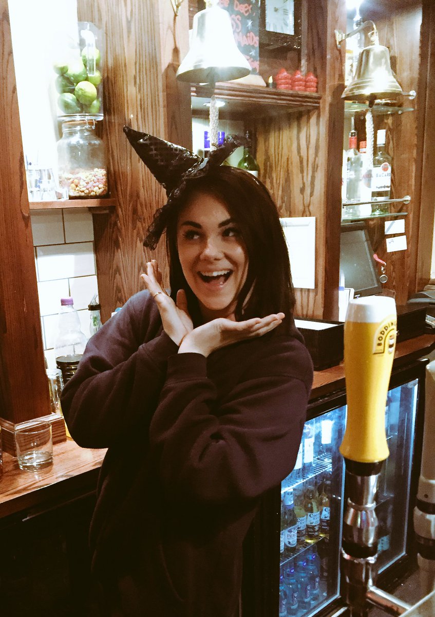 We have our very own witch working tonight come and say hello! #hexham #northumberland