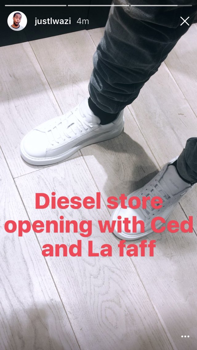 JustLwazi's tweet image. Currently at the Diesel Mall Of Africa Event with @Cedric_Nzaka . Shout out to @Treads_Threads_ @_4ElementsMedia #DieselSA #DieselMOA