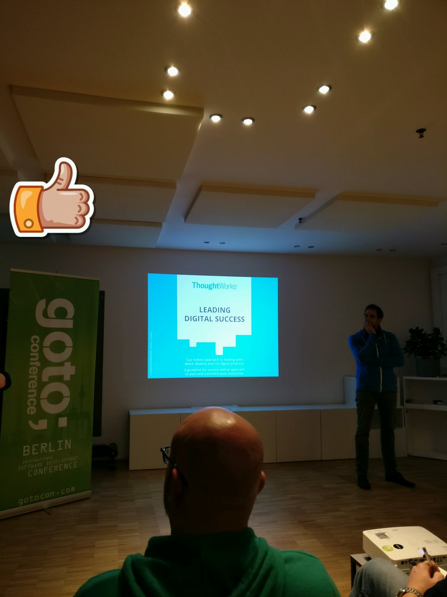 markmacmahon's tweet photo. #gotoconference Leading Digital Success with #thougtworks #berlin (@ Umspannwerk Kreuzberg) https://t.co/vKbIwyqNOt https://t.co/FosVJ4K2CS