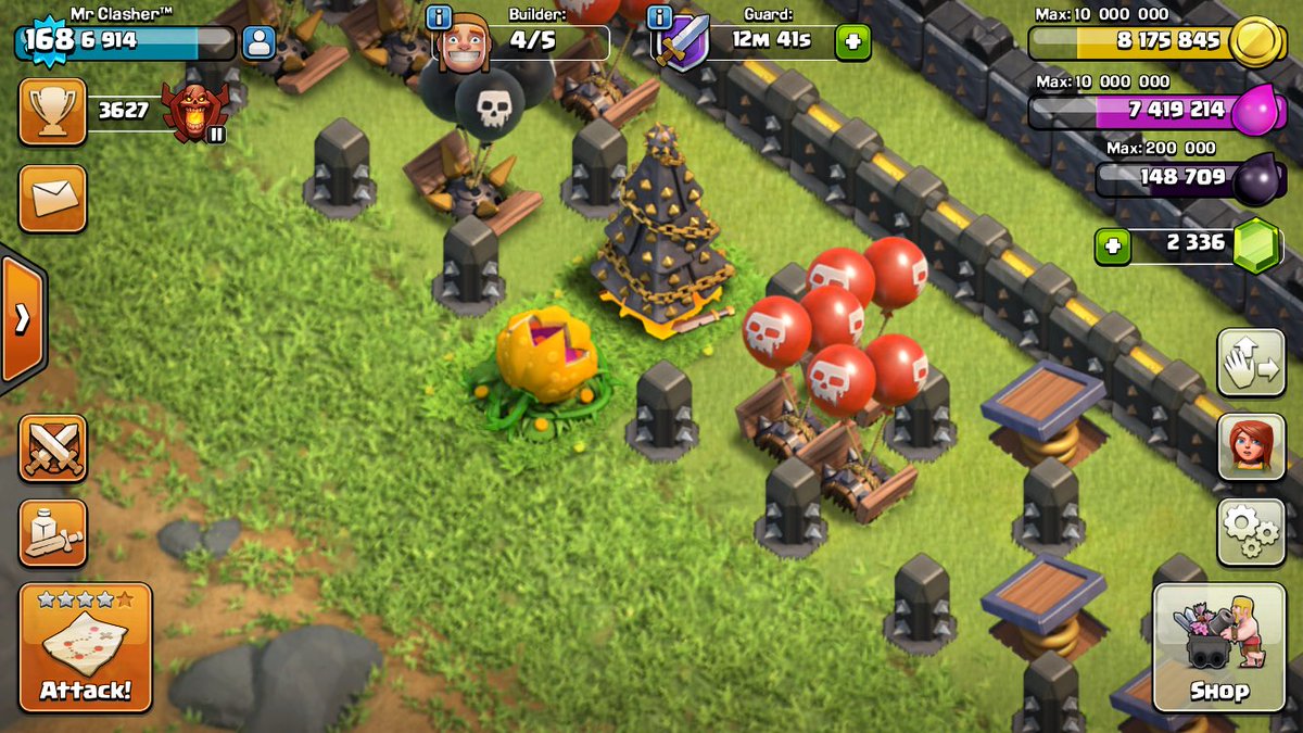 Mr_Clasher_YT's tweet image. Not the very best spot but at least it&apos;s on the outside! Thanks @ClashofClans