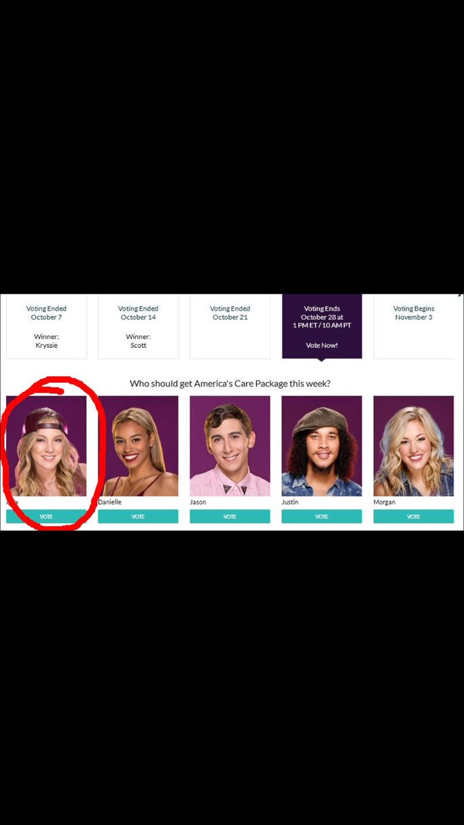 snowdaly's tweet photo. #BbOTT #production #lastnight #whtiney and now #Alex again to ACP now way... 👎🏼 #nomorevote 👋🏼 https://t.co/ScFpvTdzaO