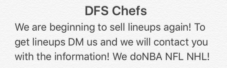 DFSChefs's tweet image. 