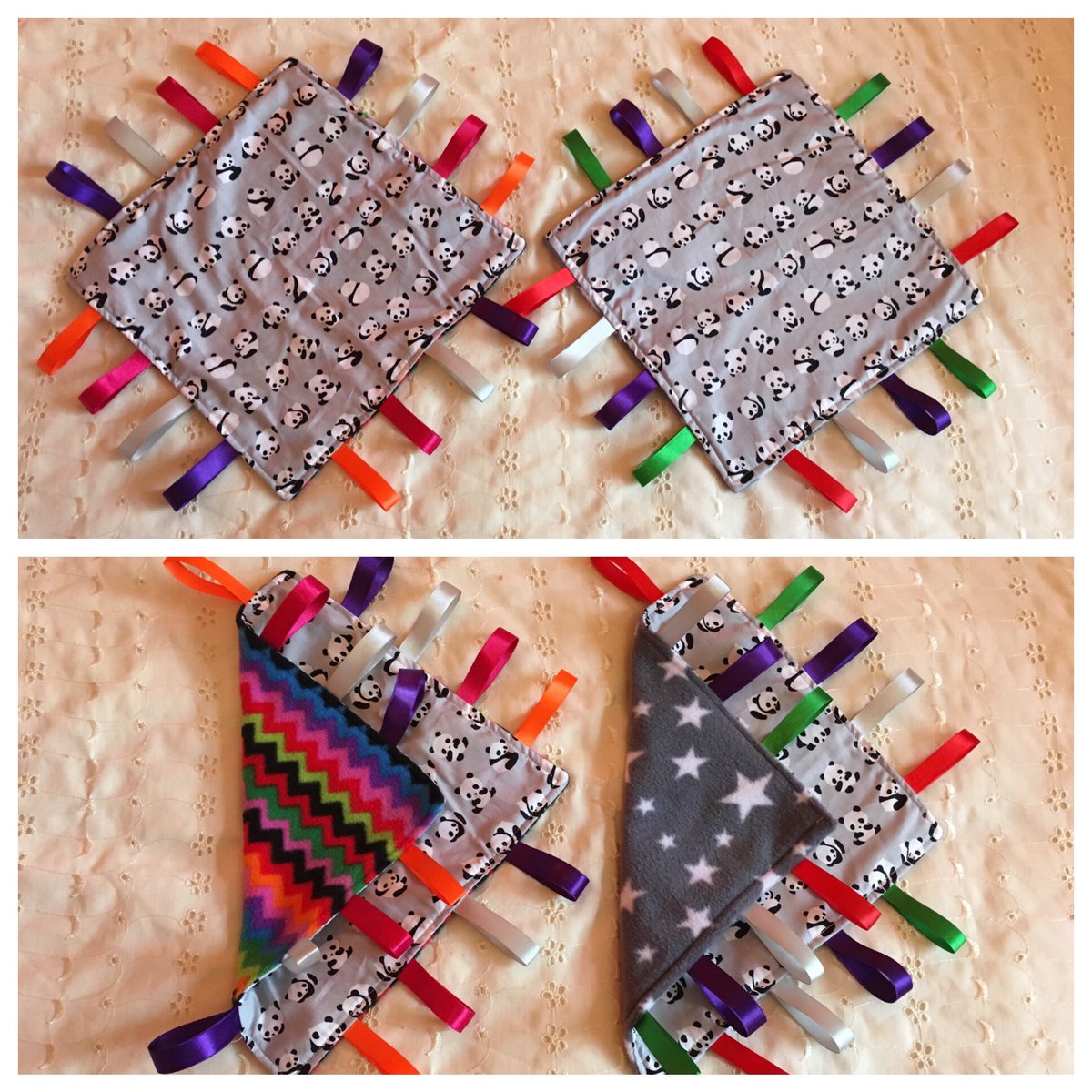 SatnamRathore's tweet photo. Getting ready for the @WinterMarketLS1 #tagblanket #baby #gifts #handmade https://t.co/JZ6blxxp0N