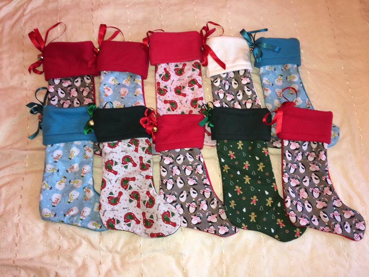 SatnamRathore's tweet photo. Spent a few days sewing. Getting ready for the @WinterMarketLS1 #lavendercushions #rattles #christmas #stockings #gifts https://t.co/m5kZgTyE6o