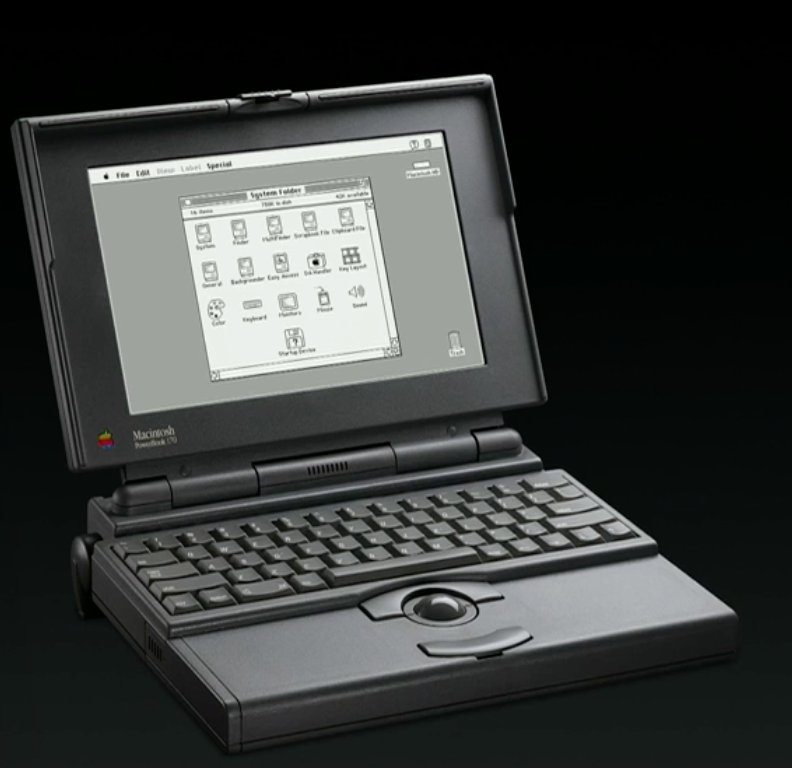BenChristensen_'s tweet photo. For 25 years, @Apple has been redefining what a laptop can be. @Tim_Cook Persuasive power in historical context #FutureIsHistory #AppleEvent https://t.co/wz1OKbA2uc