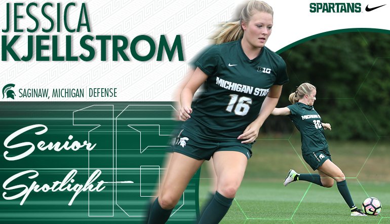 Senior Spotlight: #16 Jessica Kjellstrom <a href="/JessicaKayJay/">Jessica Kjellstrom</a> 
msuspartans.com/sports/w-socce…
