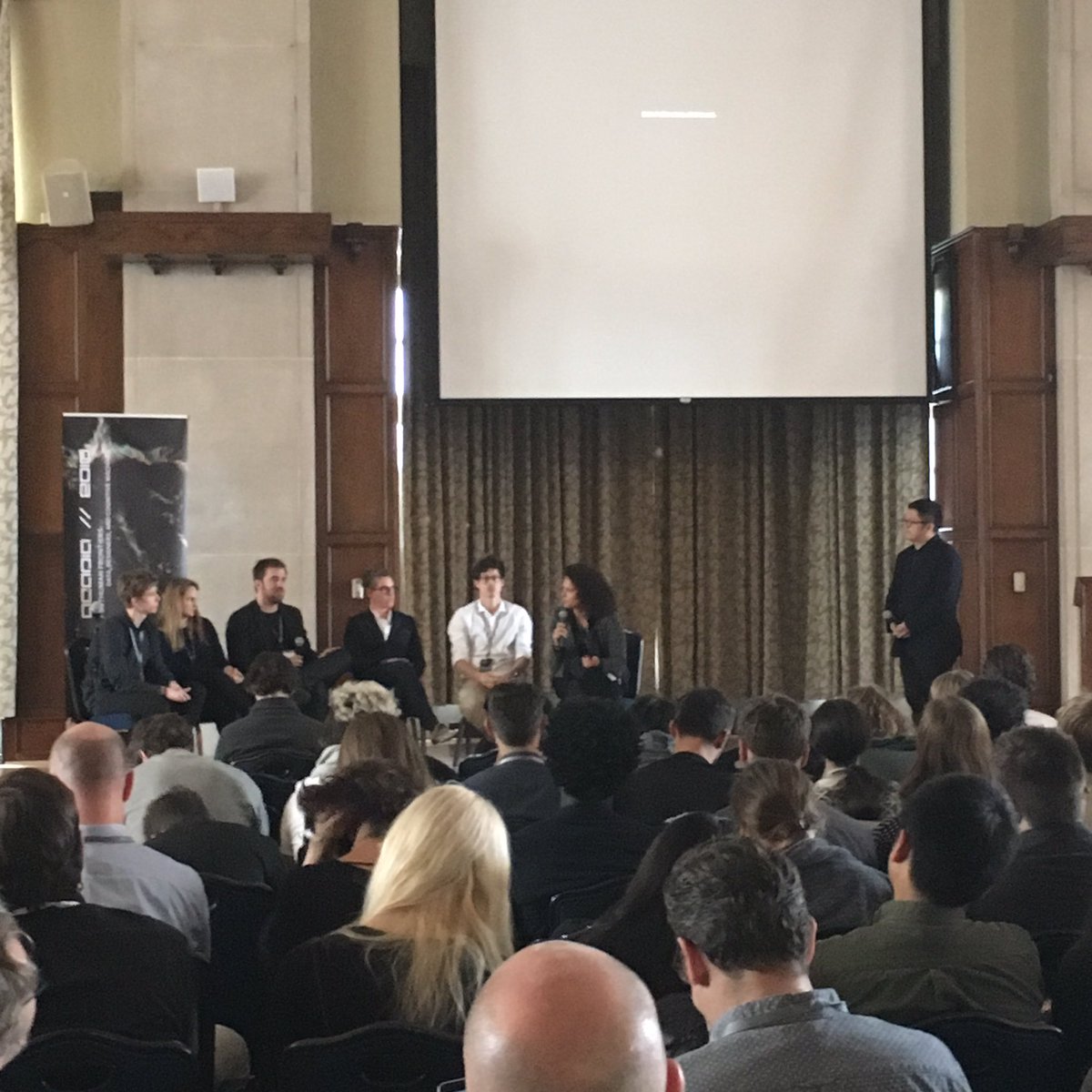 AAG2016_Zurich's tweet photo. Can robots with better sensors accompany humans in the future of construction? #ACADIA2016 @TaubmanCollege https://t.co/QICSRGHqLo