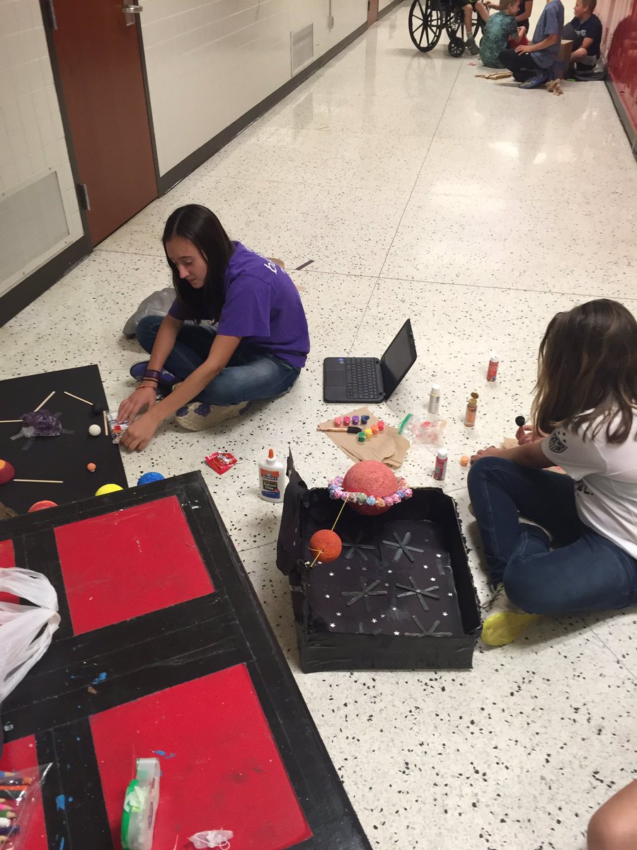 Team Silver students and their Universe Projects--Solar System, Planets, Hubble, International SS, &amp; Juno. #triadproud <a href="/TMSCrusaders/">TMSCrusaders</a> <a href="/NASA/">NASA</a>