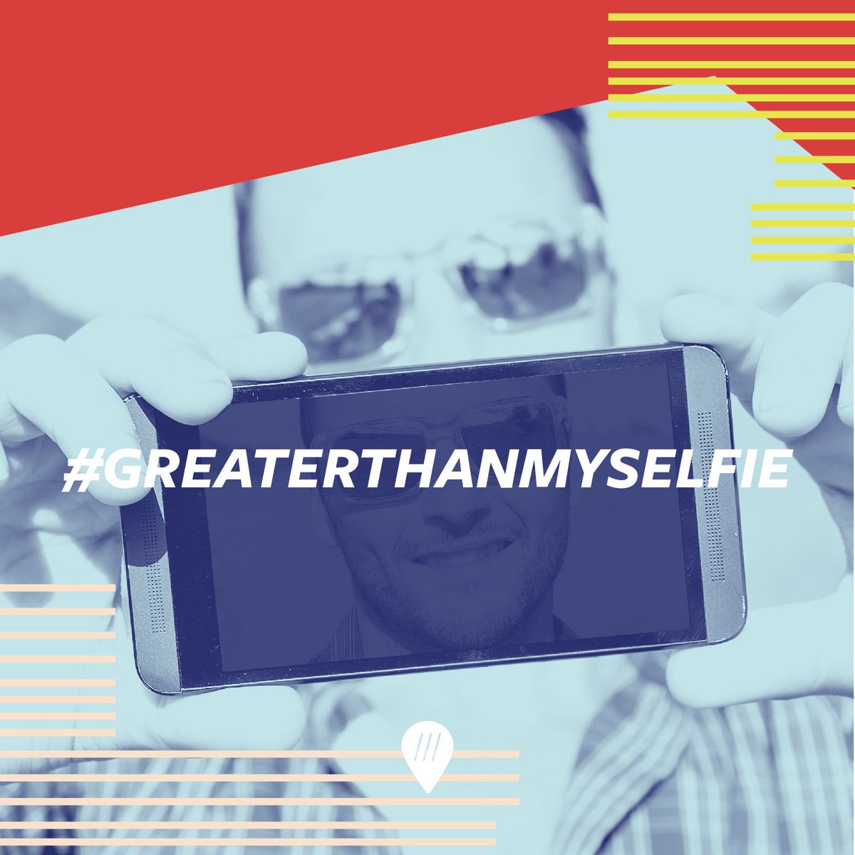 pdxcru's tweet photo. Let’s take a small step towards changing what #selfie culture is all about. #GreaterThanMySelfie #CruWC #CruPDX https://t.co/kxq6KemJbd
