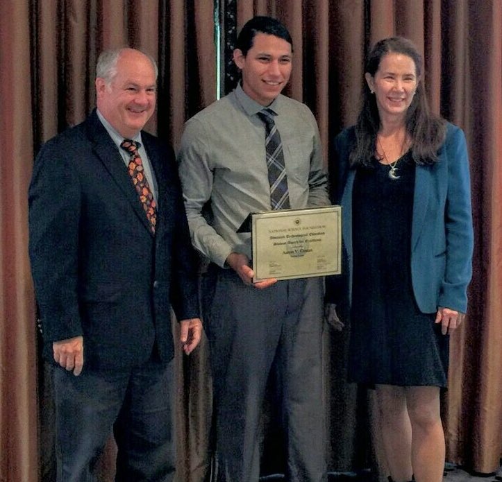 NSF_REVISION's tweet photo. REVISION @DelMarCollege student, Aaron Cristan, being recognized @Comm_College 's #ATEPI2016 meeting: https://t.co/MKULZur8b1