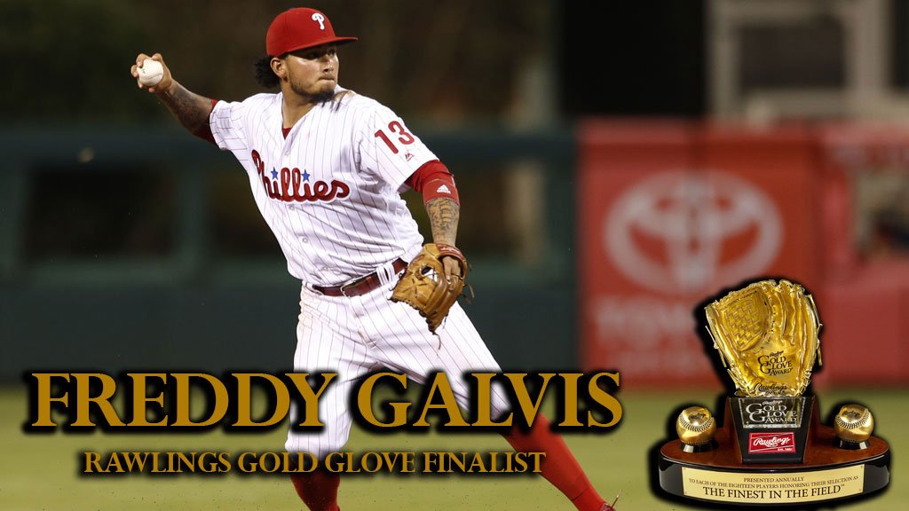 Congratulations to @freddygalvis10 on being named a 2016 Rawlings #GoldGlove Award Finalist! https://t.co/3ze3N3f0rC