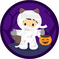 jeanvelonis's tweet image. Happy Halloween! Spread the word via #TrickorTrailhead. Careful, it's spooky out there! #salesforceprincess @trailhead