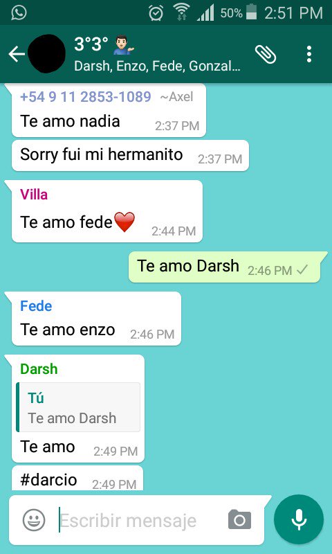RocioVico_'s tweet photo. Fuertes confesiones en el grupo del curso 😂 (Amé el #darcio) https://t.co/NSV7a3lCsi