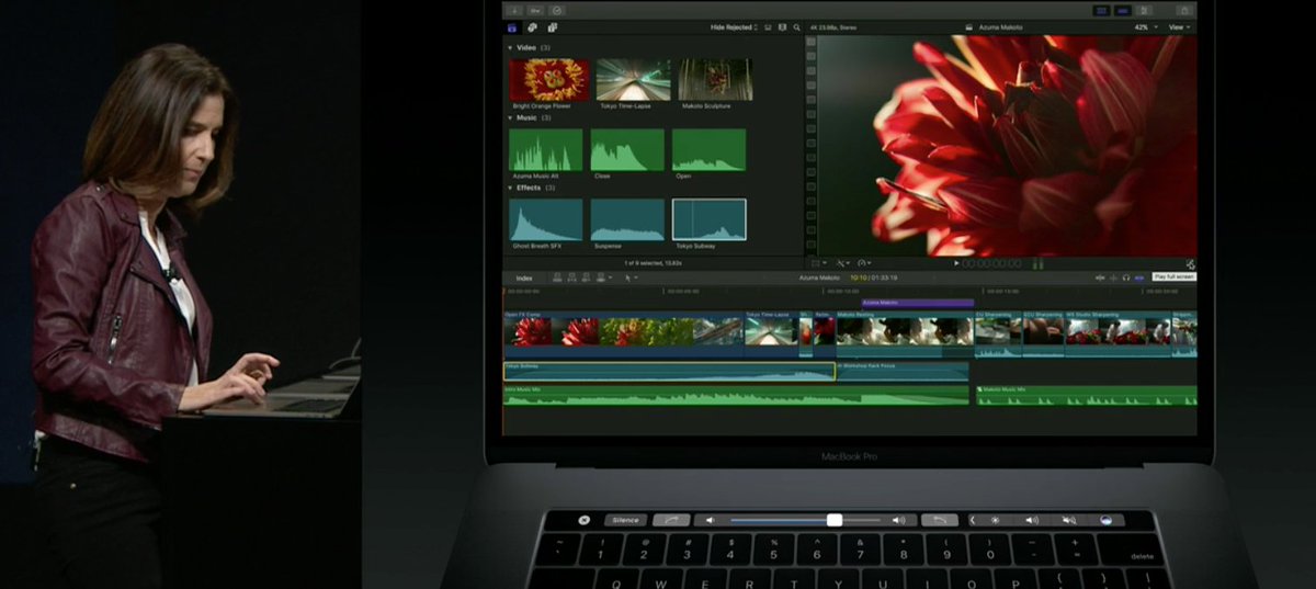 applesfera's tweet image. Ahora una demo de Final Cut Pro X applesfera.com/event/keynote-… #keynotehello Queremos saber fecha de salida y precio Apple.