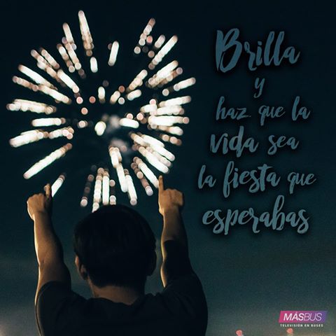 masbustv's tweet photo. “Brilla y haz que la vida sea la fiesta que esperabas” 

#MÁSBUS https://t.co/ldfvdLHhky