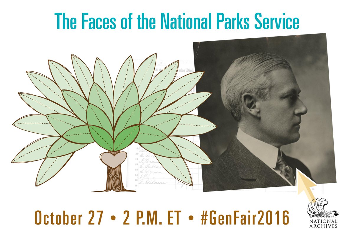 USNatArchives's tweet photo. A look at the faces of the @NatlParkService in our holdings. LIVE: https://t.co/yIKctI6NOd #GenFair2016 #FindYourPark https://t.co/QhiVzrzs1M