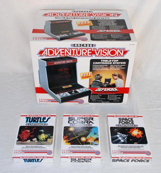 ColonelFalcon's tweet image. Retro machine of the day. This is the 1982 Entex Adventure Vision. It's a cool table top machine. #retrogaming