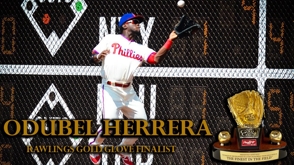 Congratulations to @odubelherrera1 on being named a 2016 Rawlings #GoldGlove Award Finalist! https://t.co/ZqpRGSUXkI