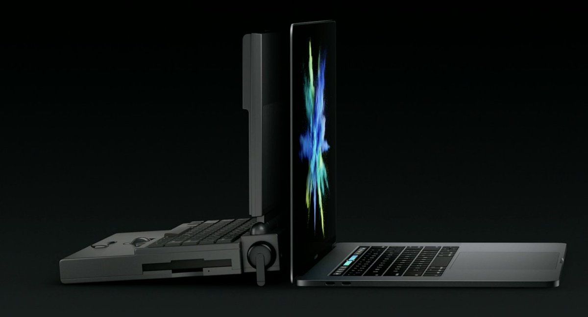 akgfx's tweet image. How far we have come, indeed! #newmacbookpro