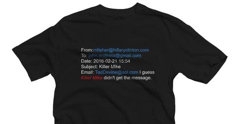 Killer Mike turns hacked Hillary Clinton emails into t-shirts ...