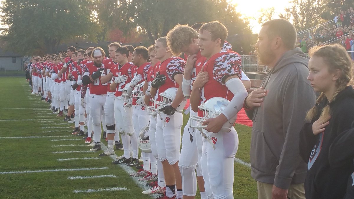 <a href="/bvhsfootball/">BV Lynx Football</a> honoring the #NationalAnthem <a href="/KELOSports/">KELOLAND Sports</a>
