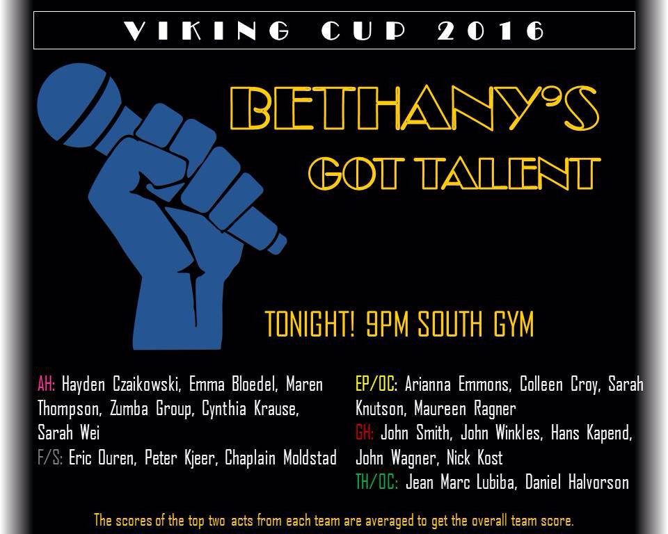 TheBACnews's tweet photo. Here’s tonight’s talent lineup! See all the acts beginning at 9pm! #vc16 #foreverblc https://t.co/wTmp4pLYL6
