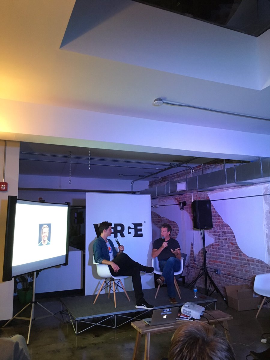 We welcome @chrisheivly to the stage for our fireside chat. #vergenc #vergehq