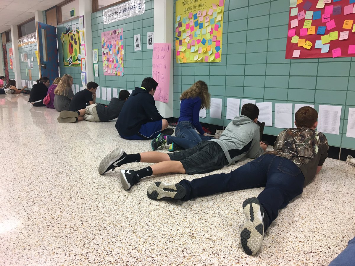 sskinner317's tweet photo. What would it be like to walk a mile in my shoes? Their bravery in sharing their stories astounded me. #bebold #bebrave #proudestteacherever https://t.co/D5DNpSXMKD