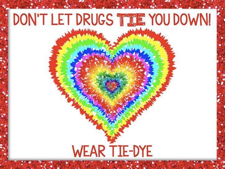 fascinating_5th's tweet photo. It's tie dye day tomorrow #redribbonweek #gentryproud https://t.co/LYQP0WtCyU