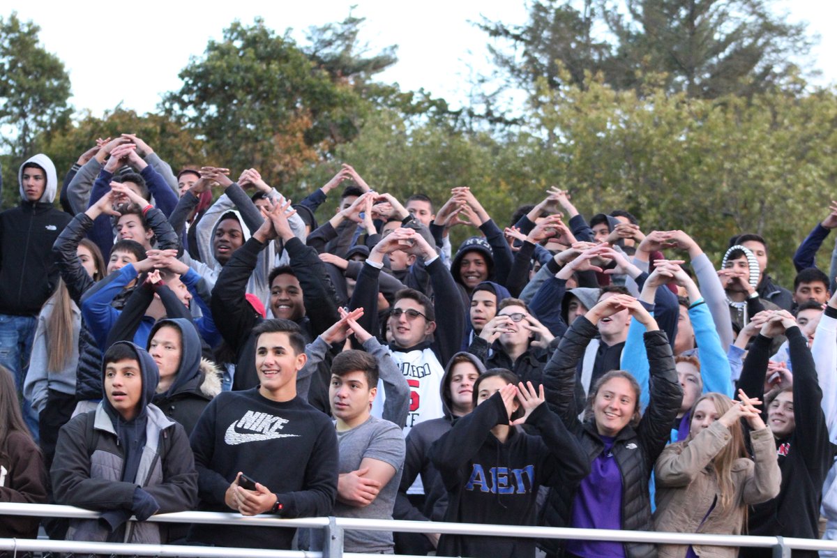 Brother_Jav's tweet photo. New Ro easily has the best fan section! 💜💜 Pull up to the sectional Final game at Lakeland high school at 3:30 and continue to support 💜 https://t.co/0OhcMLg52h
