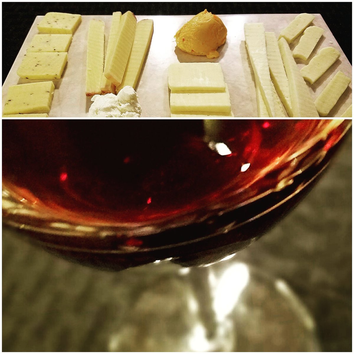 @ChateauBuffalo enjoying some wine and cider pairings with cheese!