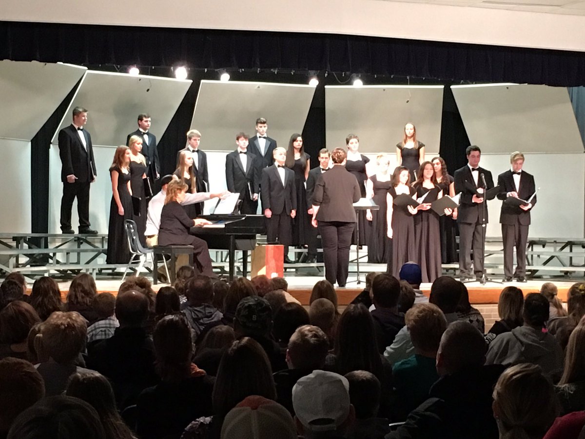 Outstanding performances from our 8th Grade Choir, Madrigals, and DHS Choir tonight!   #better2bBLUE #durandpride