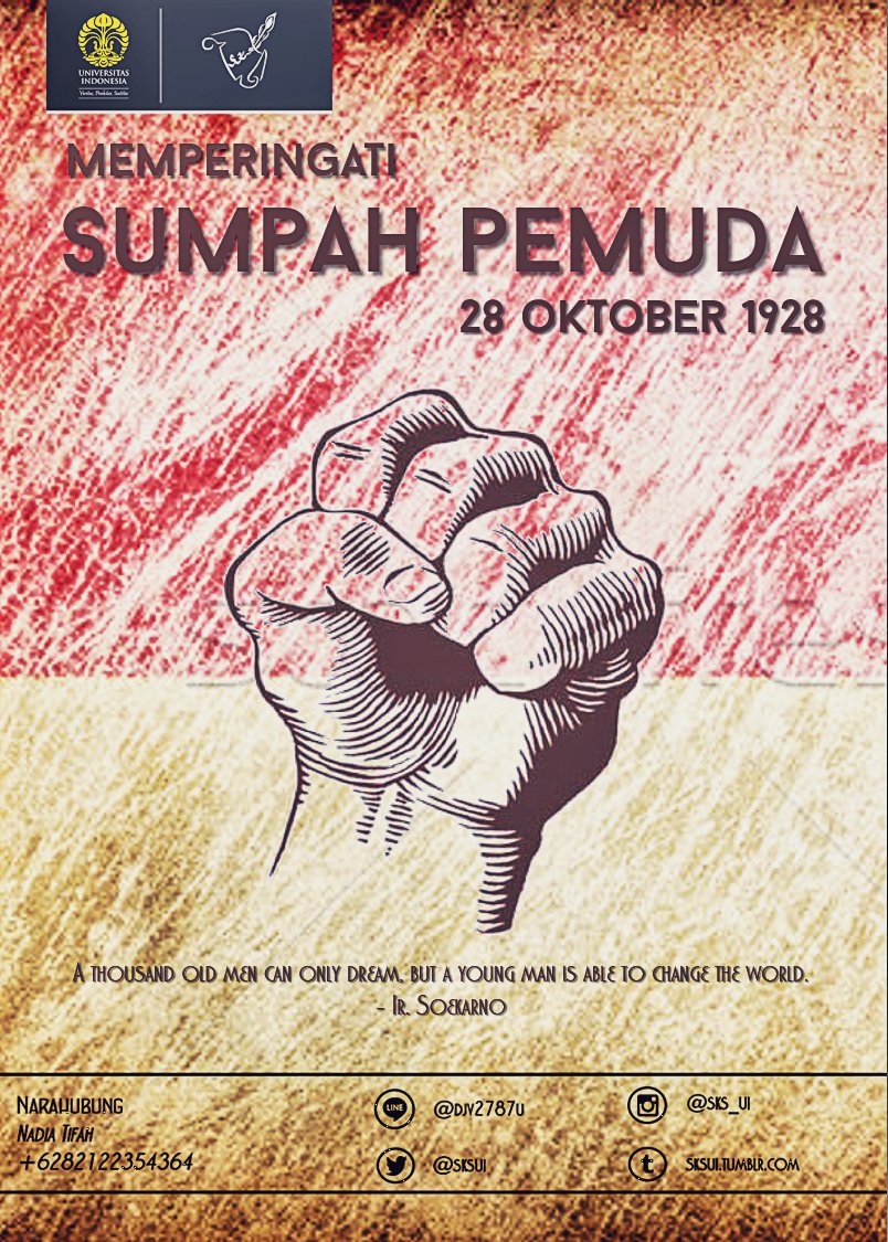 Selamat Hari Sumpah Pemuda Bahasa Inggris - Sumpah Pemuda '17