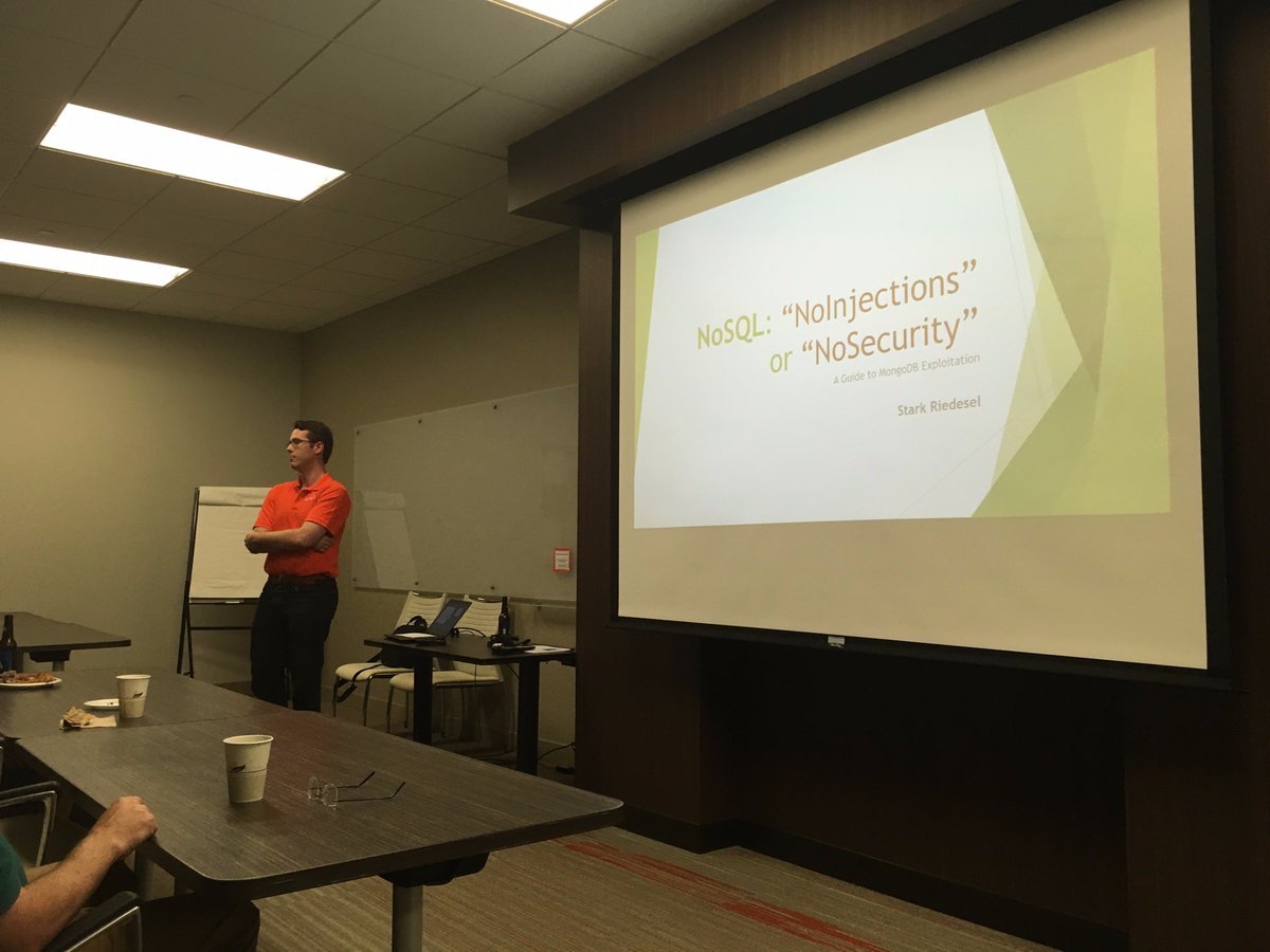 October meeting on <a href="/MongoDB/">MongoDB</a> security