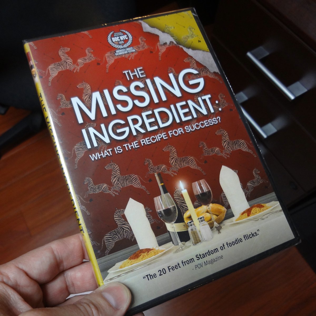 TMIDocumentary's tweet image. Check out those laurel leaves @DOCNYCfest! The sold-out hit from last year&apos;s fest is on DVD! @ThomPowers @1basil1 amazon.com/Missing-Ingred…