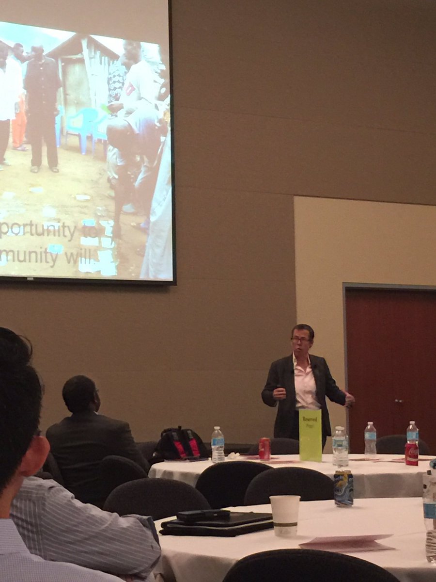 davethecfre's tweet photo. Listening to @Webb share how to use tech to help in a collaborative approach to problems #technow16 https://t.co/gsUdyYlJDO
