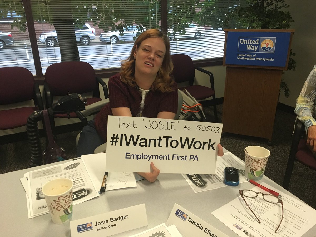 United Way's #IWantToWork (@iwanttoworkpa) on Twitter photo Dr. <a href="/JosieBadger/">Josie Badger</a> is representing #IWantToWork & #EmploymentFirstPA at 21 & Able’s committee meeting bit.ly/2dF2Mae #MyUnitedWay Dr. <a href="/JosieBadger/">Josie Badger</a> is representing #IWantToWork & #EmploymentFirstPA at 21 & Able’s committee meeting bit.ly/2dF2Mae #MyUnitedWay