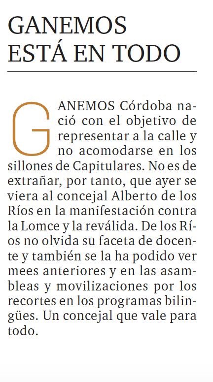 albrios's tweet photo. .@ganemos está donde tenemos que estar,en las instituciones proponiendo y en la calle con un compromiso fuerte con los derechos sociales https://t.co/rHDYBPg67D