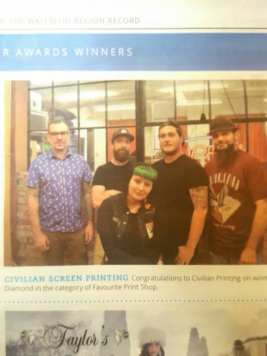 Ben and October are missing, they also wanted to thank you for making us your favourite printer.  #squeegeekids